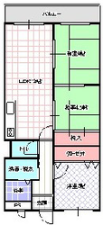 ヴェルドミール堀溝の物件間取画像